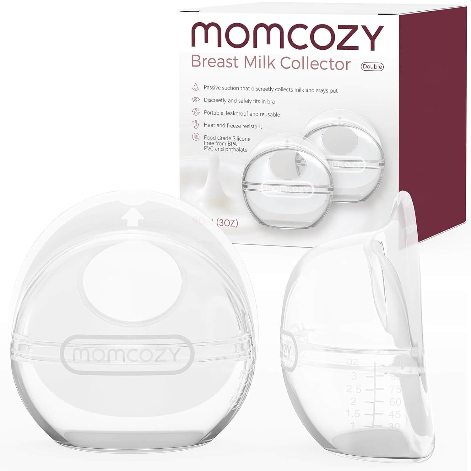 Momcozy 90ML Reusable Milk Collector for Breastmilk - Figura 2