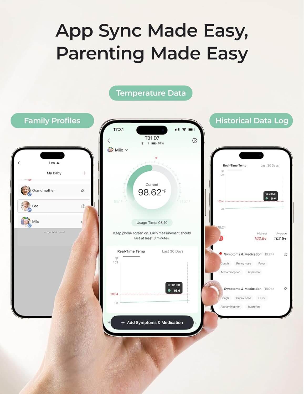 Momcozy Smart Wearable Baby Thermometer - Figura 2