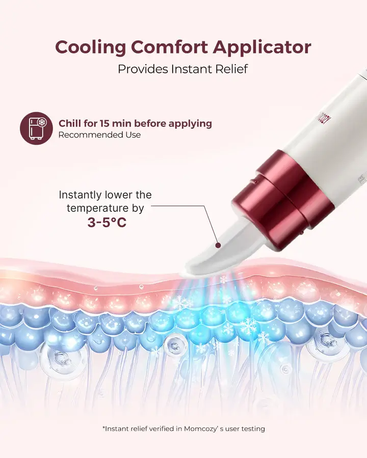 Momcozy ComfortNip™ Cooling Comfort & Touch Free Nipple Cream 50g - Figura 12