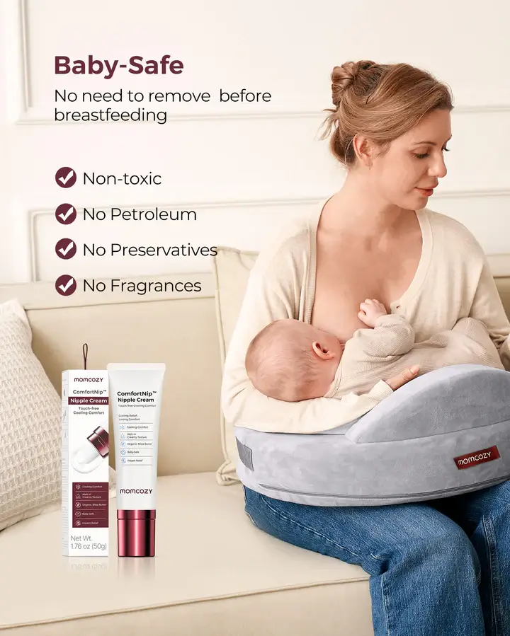 Momcozy ComfortNip™ Cooling Comfort & Touch Free Nipple Cream 50g - Figura 8
