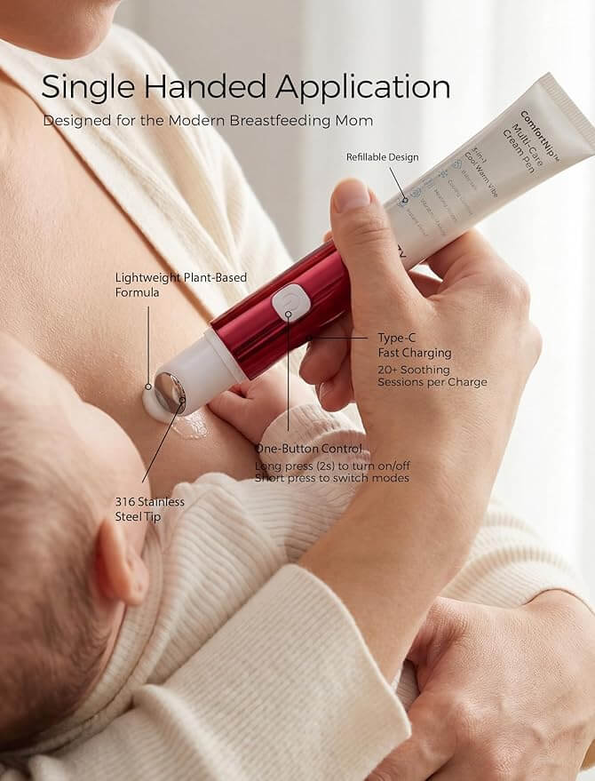 Momcozy ComfortNip™ Multi-Care Breastfeeding Nipple Cream Pen - Figura 2