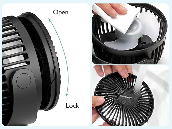Momcozy 8000mAh Portable Stroller Fan, 27H Ultra-long Battery Life - Figura 10