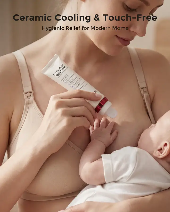 Momcozy ComfortNip™ Cooling Comfort & Touch Free Nipple Cream 50g - Figura 4