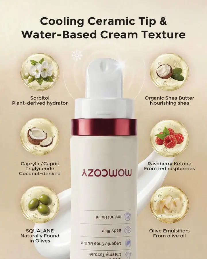Momcozy ComfortNip™ Cooling Comfort & Touch Free Nipple Cream 50g - Figura 3