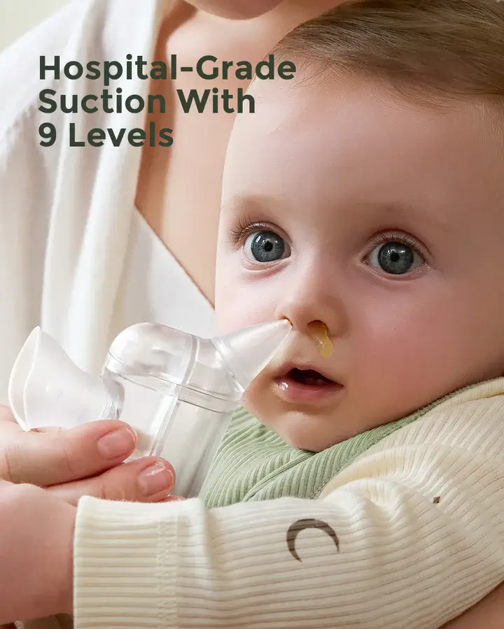 Momcozy BreezyClear Pro™ 2-in-1 Spray & Suction Electric Nasal Aspirator - Image 7