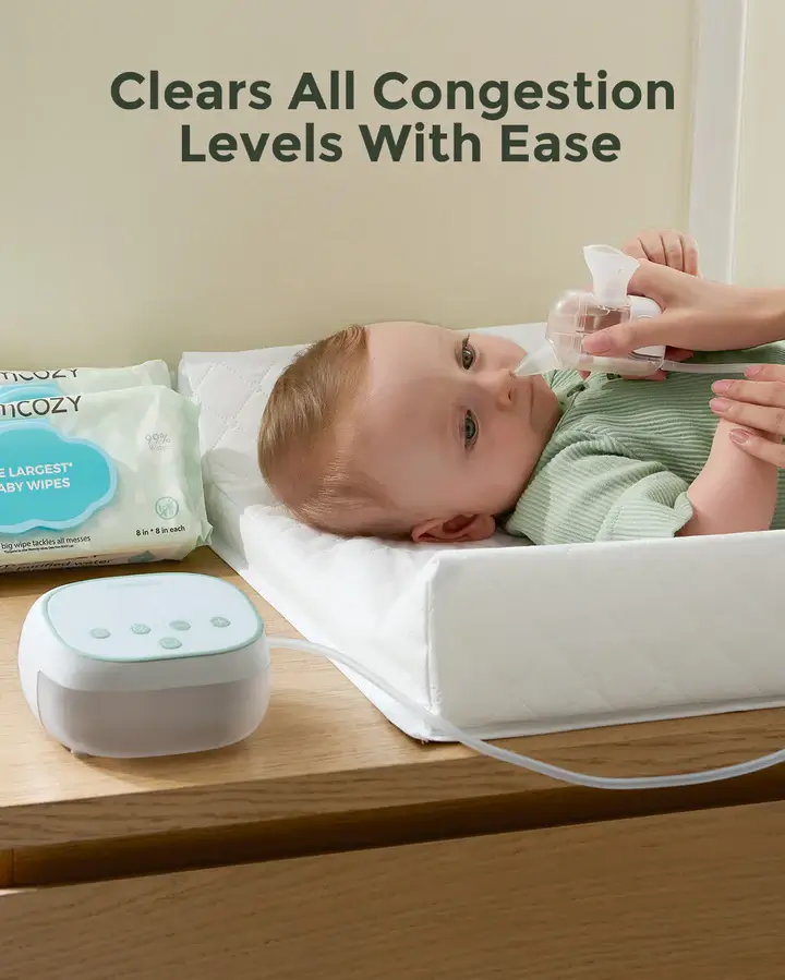 Momcozy BreezyClear Pro™ 2-in-1 Spray & Suction Electric Nasal Aspirator - Image 3