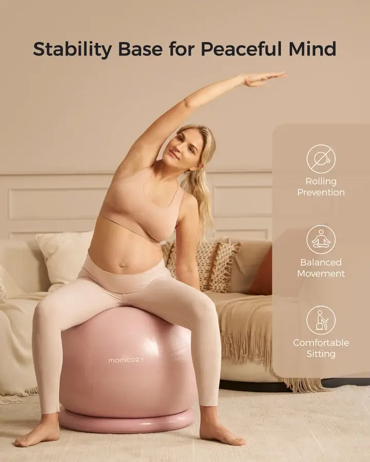 Momcozy BirthEase Pregnancy Ball Set— Birthing Ball - Figura 7