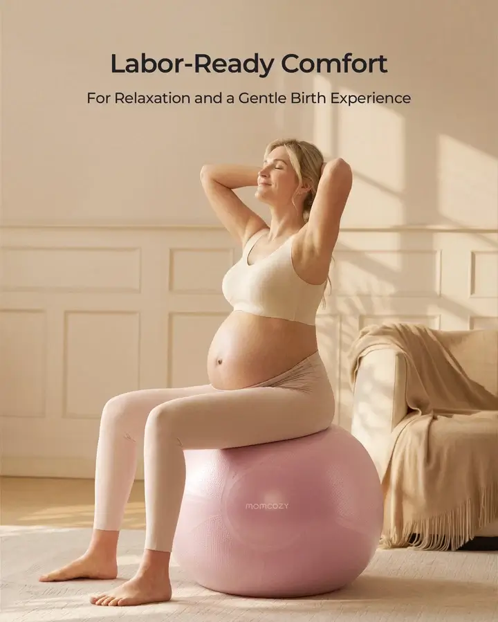Momcozy BirthEase Pregnancy Ball Set— Birthing Ball - Figura 4